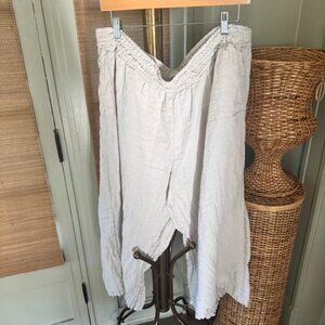 Anthropologie 2x linen pants